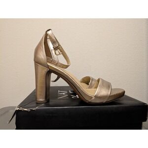 Naturalizer Women Shoes Size 7.5M Joy Ankle Strap Block Heeled Dress Sandal